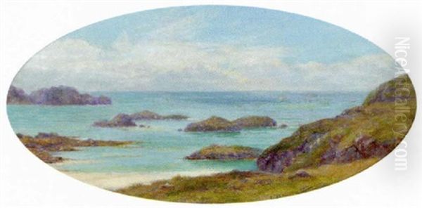 On The West Coat, Iona Oil Painting by Louis Bosworth Hurt