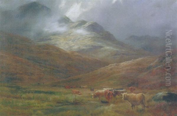 In Glen Loin, Arrochar. N.b. by Louis Bosworth Hurt