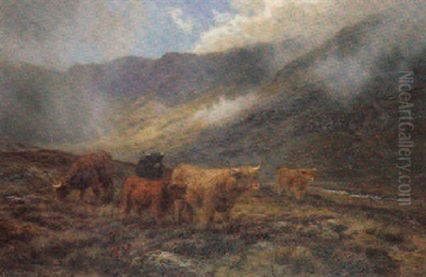 A Glen In Skye Oil Painting by Louis Bosworth Hurt