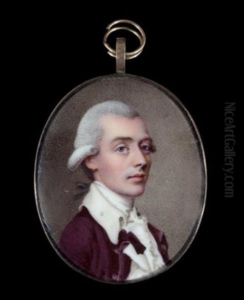 Portrait De Thomas Lewin Esq. (1753 - 1843) Oil Painting by Johann Heinrich von Hurter