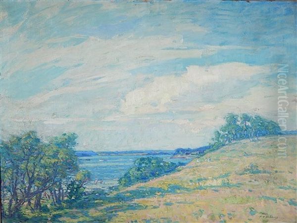 Summer In Maine Oil Painting by Frank Townsend Hutchens