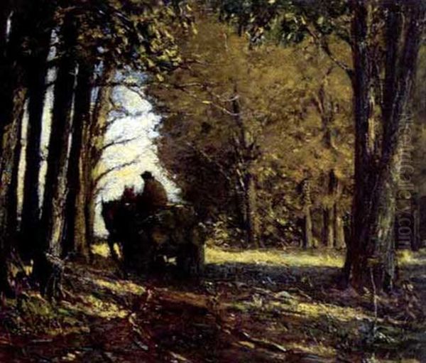 Edge Of The Woods Oil Painting by Frederick William Hutchison