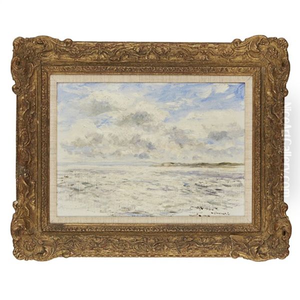 On The Coast, Carnoustie Oil Painting by Robert Gemmell Hutchison