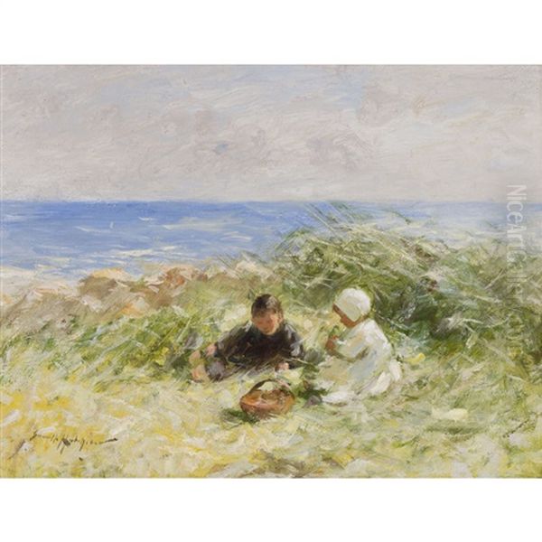 Summer Afternoon Oil Painting by Robert Gemmell Hutchison