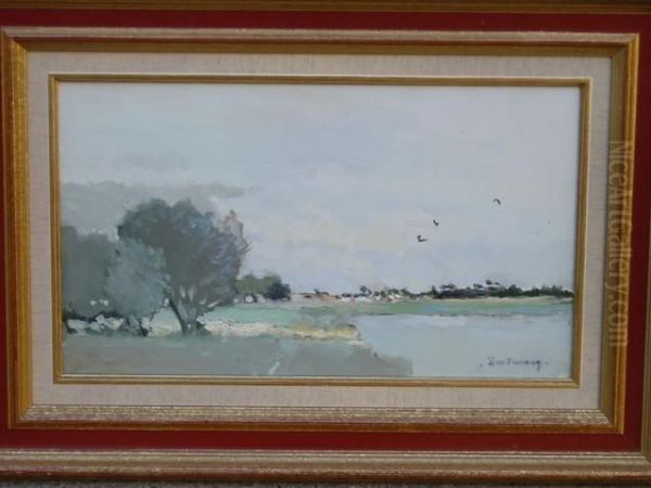 Vente Aux Encheres Le Dimanche Oil Painting by Gerard Barry