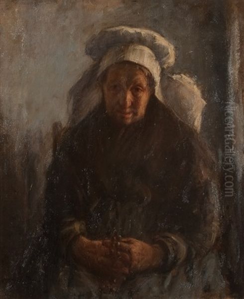 Morning Prayers Oil Painting by Robert Gemmell Hutchison