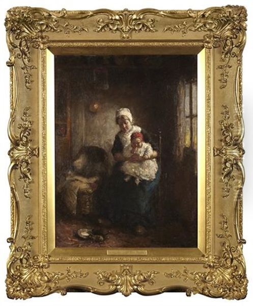 The New Arrivals Oil Painting by Robert Gemmell Hutchison