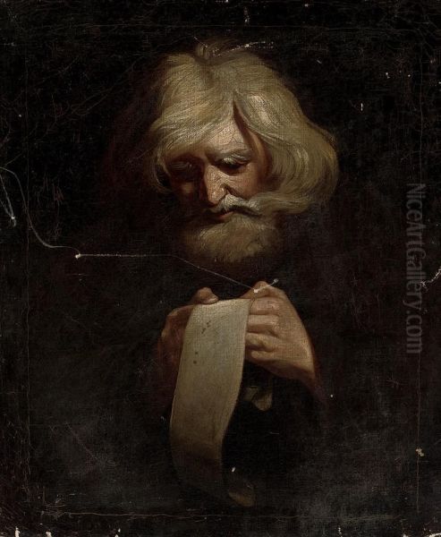 Saint Paul Reading Oil Painting by James Barry