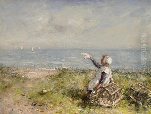 A Fond Farewell Oil Painting by Robert Gemmell Hutchison