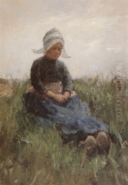 On Holiday In Holland Oil Painting by Robert Gemmell Hutchison