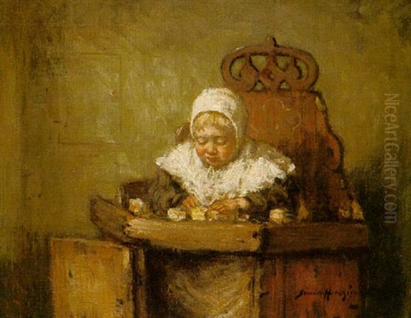 Out Of Mischief Oil Painting by Robert Gemmell Hutchison