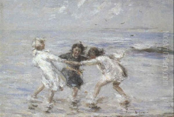 The Days Of Summer Oil Painting by Robert Gemmell Hutchison