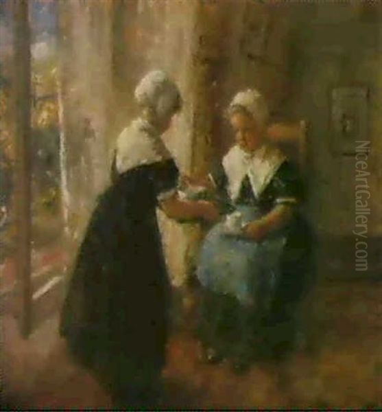 The Little Waitress Oil Painting by Robert Gemmell Hutchison