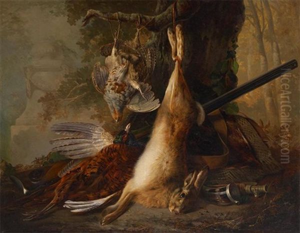 Tableau De Chasse Oil Painting by Francois Joseph Huygens