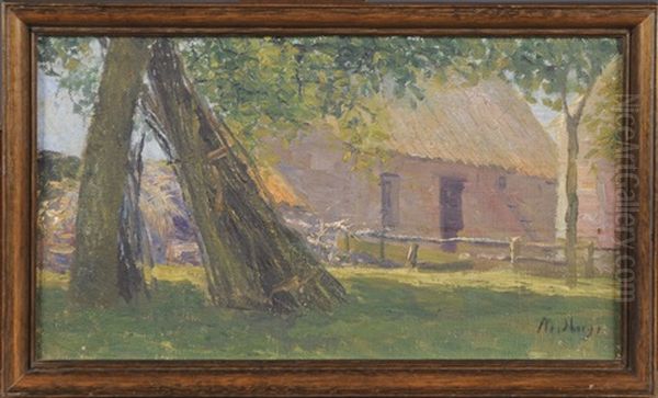 La Ferme Oil Painting by Modest Huys