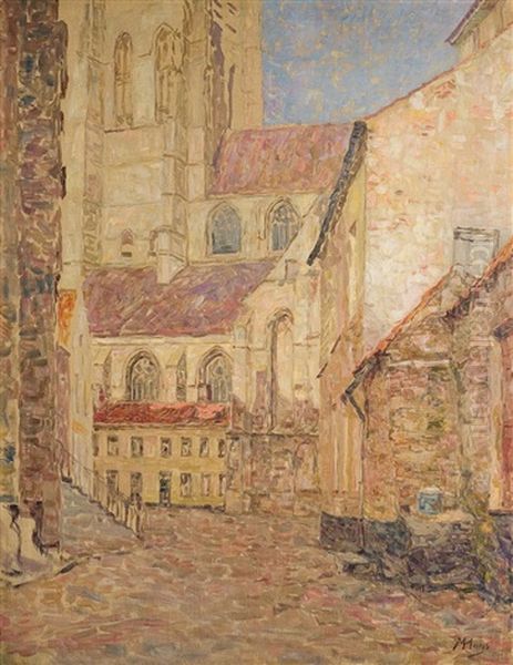 Pres De La Cathedrale Oil Painting by Modest Huys