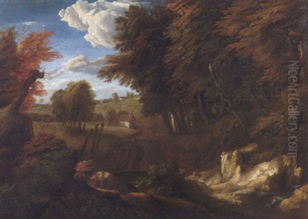 Landschaft Oil Painting by Cornelis Huysmans