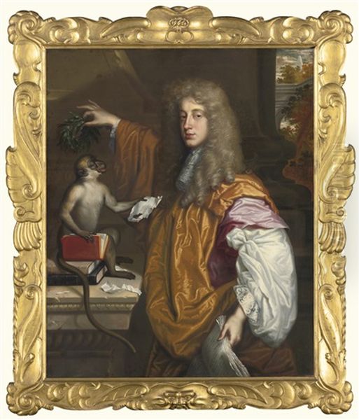 Portrait Of John Wilmot, 2nd Earl Of Rochester Oil Painting by Jacob Huysmans