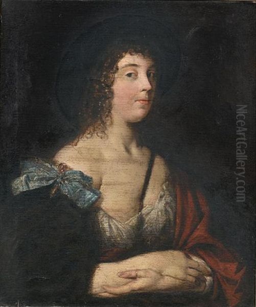 Portrait Of A Lady As A Shepherdess Oil Painting by Jacob Huysmans