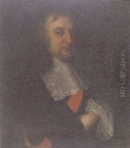 Portrait (sir William Lewkner?) Oil Painting by Jacob Huysmans