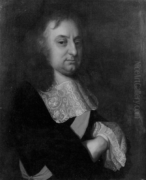 Portrait Of A Gentleman (sir William Lewkner?) Oil Painting by Jacob Huysmans