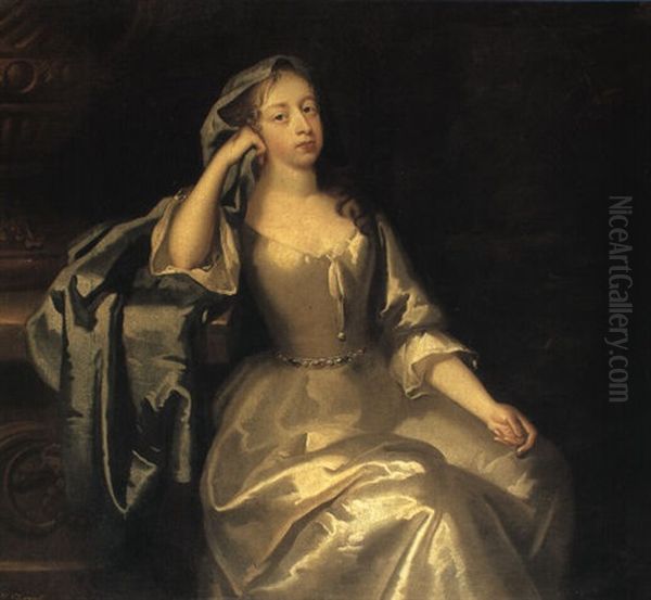 Portrait Of Mrs. Tyrell Oil Painting by Jacob Huysmans