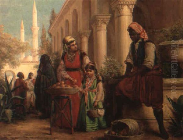 The Orange Seller by Jan Baptist Huysmans