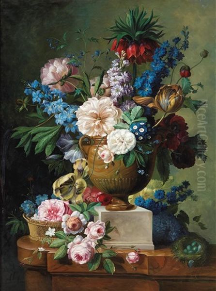 Florero Oil Painting by Jan Van Huysum