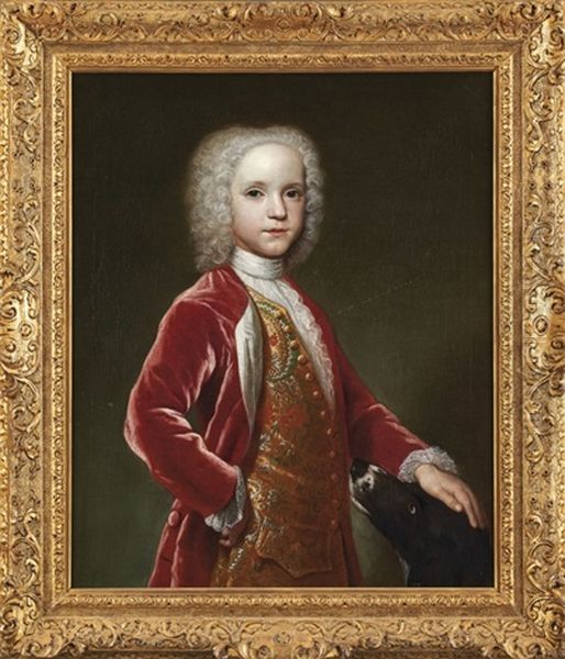 Portrait Eines Vornehmen Jungen, Wohl Lord Dodington Oil Painting by Hans Hysing