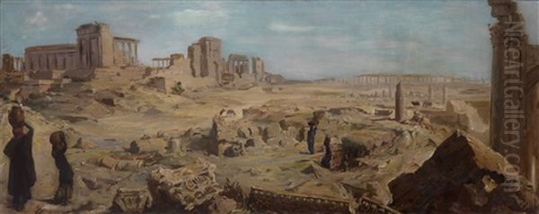 Palmyra Oil Painting by Alexander Evgenievich Iacovleff