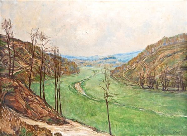 Landschaft Oil Painting by Alexander Evgenievich Iacovleff