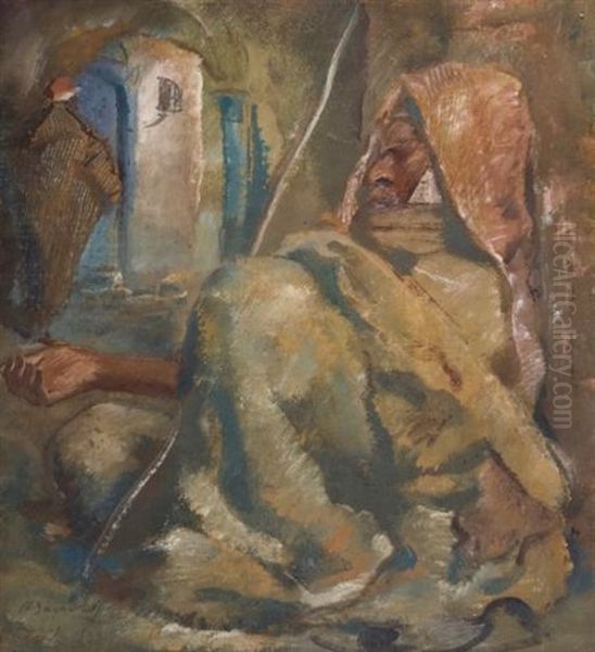 The Beggar Oil Painting by Alexander Evgenievich Iacovleff