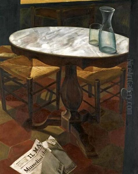 Still Life With Table by Alexander Evgenievich Iacovleff