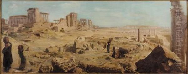 View Of Palmyra by Alexander Evgenievich Iacovleff