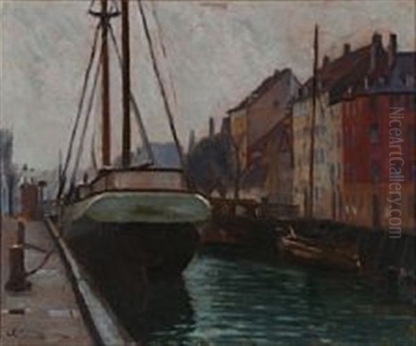 View From Christianhavn Oil Painting by Immanuel Ibsen