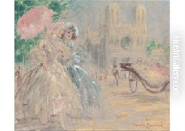 Notre-dame De Paris Oil Painting by Louis Icart