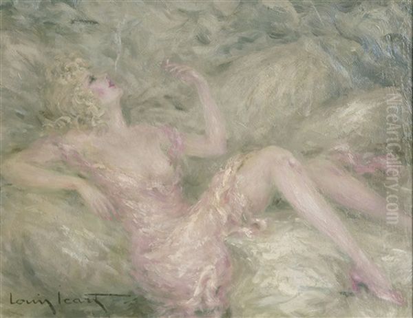 Adolescente Oil Painting by Louis Icart