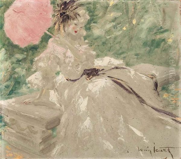 Dans Le Parc by Louis Icart