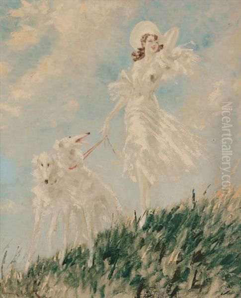 Plein Ciel Oil Painting by Louis Icart