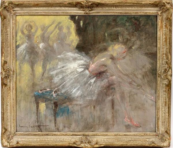 Ballerina, Ballet Girl Oil Painting by Louis Icart