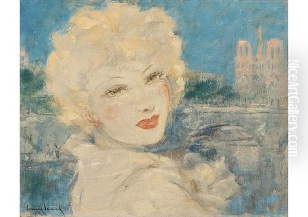 Notre-dame Oil Painting by Louis Icart