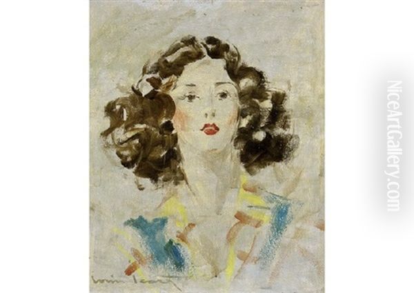 Etude Anita Oil Painting by Louis Icart