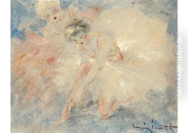 Danseuses Oil Painting by Louis Icart