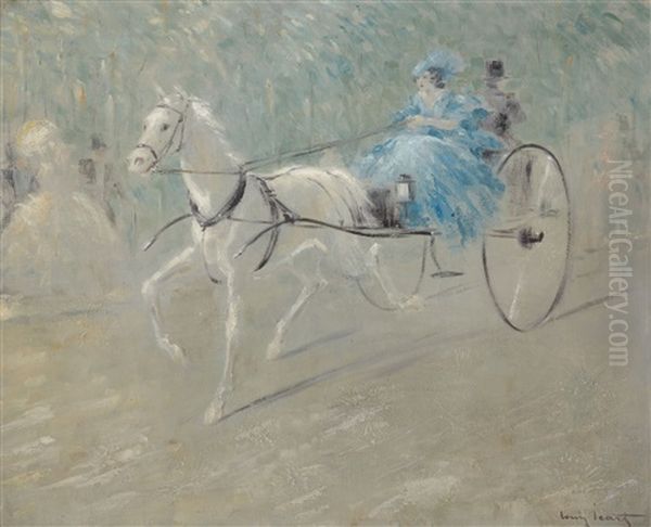 La Caleche Oil Painting by Louis Icart