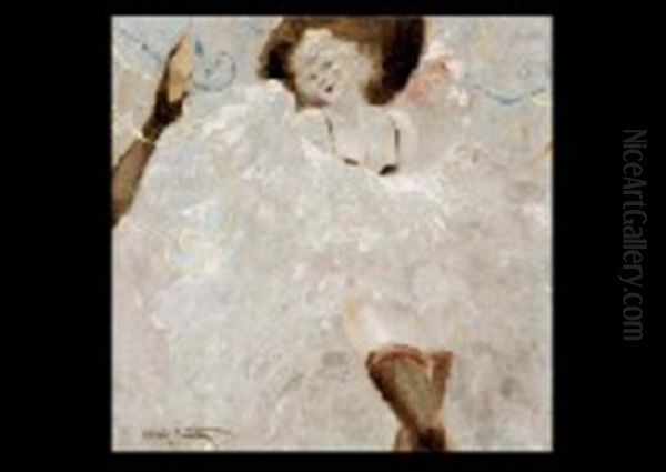 Dauseuse De Cancan Oil Painting by Louis Icart