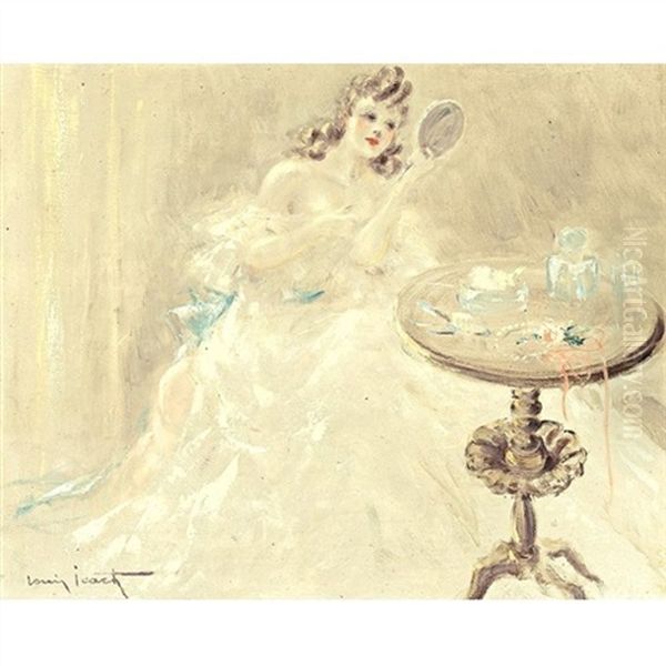 Pensive Oil Painting by Louis Icart