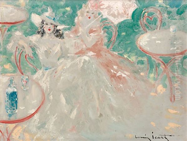 Rendez-vous Au Bois Oil Painting by Louis Icart