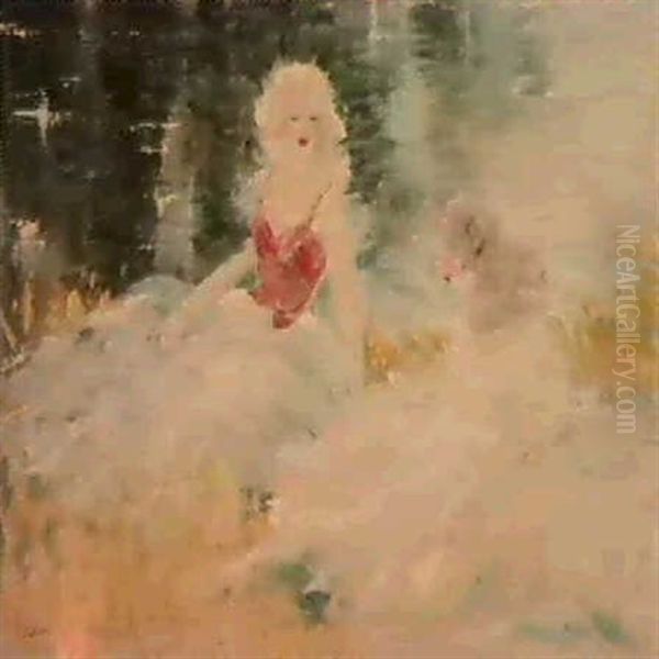 'plaisir D'ete' Oil Painting by Louis Icart