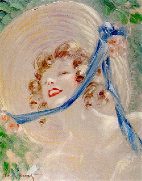 Printemps Oil Painting by Louis Icart