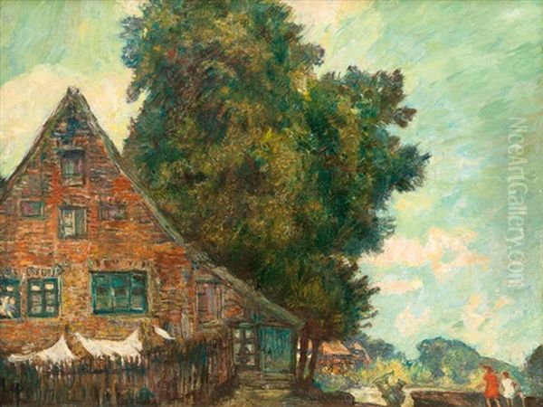 Dorf Unter Baumen by Arthur Illies